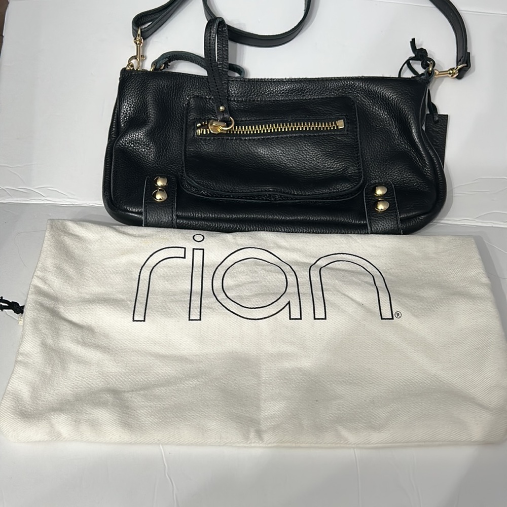 COPY - Rian black leather purse NWT
